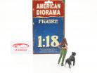 Lowriders figur #4 Med hund 1:18 American Diorama