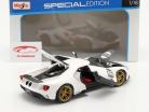 Ford GT #98 Heritage Edition 2021 White / red / carbon 1:18 Maisto