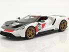 Ford GT #98 Heritage Edition 2021 White / red / carbon 1:18 Maisto