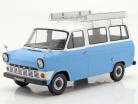 Ford Transit Bus bouwjaar 1965 Lichtblauw / wit 1:18 KK-Scale