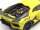 Lamborghini Aventador SVJ Année de construction 2019 jaune 1:18 AUTOart