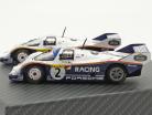 2 auto&#39;s Set Porsche 956K #1 & #2 1000km Nürburgring 1983 1:43 Werk83