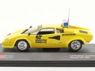 Lamborghini Countach Safety Car Monaco GP formule 1 1982 geel 1:43 Werk83