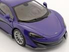 McLaren 600LT Coupe 建設年 2018 紫の メタリック 1:18 Solido