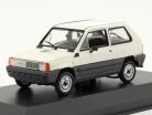 Fiat Panda Ano de construção 1980 creme Branco / cinza 1:43 Minichamps