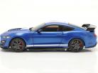 Ford Mustang Shelby GT500 Fast Track Anno di costruzione 2020 blu metallico 1:18 Solido