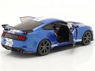 Ford Mustang Shelby GT500 Fast Track Ano de construção 2020 azul metálico 1:18 Solido
