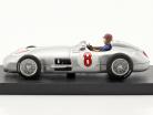 J. M. Fangio Mercedes-Benz W196 #8 Niederlande GP F1 Weltmeister 1955 1:43 Brumm
