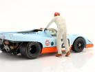 figur Race Driver Jo Siffert læner sig på 1:18 Figurenmanufaktur