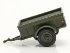 1/4 volume stati Uniti militare trailer 1944 oliva scura 1:43 Cararama