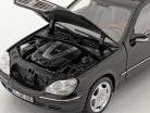 Mercedes-Benz S 600 (V220) year 2000-2005 obsidian black 1:18 Norev
