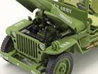 Jeep Willys US Army Année de construction 1944 armée vert 1:18 American Diorama