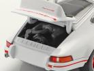 Porsche 911 Carrera RS 2.7 Année de construction 1973 blanche / rouge 1:24 Welly