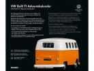 VW Bulli T1 Advent kalender: Volkswagen VW Bulli T1 1963 geel / wit 1:43 Franzis