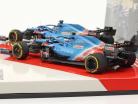 Alonso #14 & Ocon #31 2-Car Set Alpine A521 formule 1 2021 1:43 Minichamps