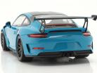 Porsche 911 (991 II) GT3 RS Weissach Package 2019 Майами Блю / чернить диски 1:18 Minichamps