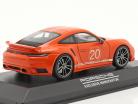 Porsche 911 Turbo S porcelana Vigésimo Aniversario Edición Golfo naranja 1:43 Minichamps