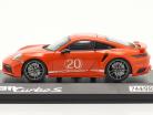 Porsche 911 Turbo S Chine 20e Anniversaire Édition golfe Orange 1:43 Minichamps