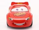Lightning McQueen #95 Disney Filme Cars vermelho com Mostruário 1:18 Schuco