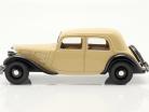 Citroen Traction Avant 7CV Byggeår 1935 beige / sort 1:18 Cult Scale