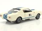 Ford Mustang Shelby GT350R The Flying Mule 1965 #98 hvid / blå 1:18 GMP