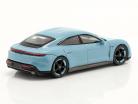 Porsche Taycan Turbo S LHD Baujahr 2020 frostblau metallic1:64 TrueScale