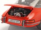 Porsche 911 S Targa bouwjaar 1973 Oranje 1:18 Schuco