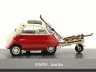 BMW Isetta avec Bande-annonce Sports d&#39;hiver rouge / blanche 1:43 Schuco