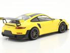 Porsche 911 (991 II) GT2 RS Weissach Package 2018 racing желтый / серебро диски 1:18 Minichamps