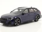Audi RS 6 Avant navarra blau metallic 1:18 TrueScale