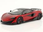 McLaren 600LT Ano de construção 2019 vermelho metálico 1:18 AUTOart
