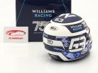 George Russell #30 Williams Racing 750 GP formel 1 2021 hjelm 1:2 Bell