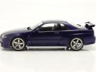 Nissan GT-R (R34) year 1999 violet 1:18 Solido