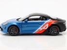 Alpine A110S Trackside Edition 2021 azul / negro / rojo / blanco 1:18 Solido