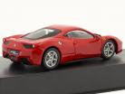 Ferrari 458 Italia 建設年 2009 と ショーケース 赤 1:43 Altaya