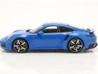 Porsche 911 (992) Turbo S Año de construcción 2021 azul 1:18 Minichamps