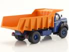Berliet GLM 10 Camión de la basura Año de construcción 1953 azul / naranja 1:43 Hachette