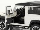 Land Rover Defender 90 Works V8 year 2018 white 1:18 LCD Models