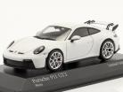 Porsche 911 (992) GT3 year 2020 white / silver rims 1:43 Minichamps