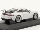Porsche 911 (992) GT3 year 2020 white / silver rims 1:43 Minichamps