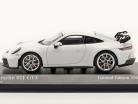 	Porsche 911 (992) GT3 Baujahr 2020 weiß / silberne Felgen 1:43 Minichamps