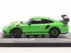 Porsche 911 (991 II) GT3 RS MR Manthey Racing зеленый 1:43 Minichamps