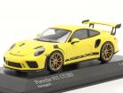 Porsche 911 (991 II) GT3 RS 2018 giallo da corsa / d&#39;oro cerchi 1:43 Minichamps