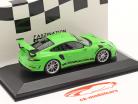 Porsche 911 (991 II) GT3 RS 2018 verde lagarto / plata llantas 1:43 Minichamps