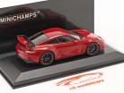 Porsche 911 (992) GT3 year 2020 carmine red 1:43 Minichamps