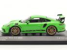 Porsche 911 (991 II) GT3 RS 2018 lizardgrün / goldene Felgen 1:43 Minichamps