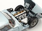 Jaguar E-Type Coupe year 1961 silver blue metallic 1:18 Kyosho