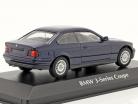 BMW 3 Series (E36) Coupe Année de construction 1992 bleu foncé métallique 1:43 Minichamps