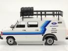 Ford Transit MK II team Ford year 1985 white / blue 1:18 Ixo