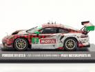 Porsche 911 GT3 R Dirty Version #9 Classer Gagnant 12h Sebring 2021 Pfaff Motorsport 1:43 Spark
